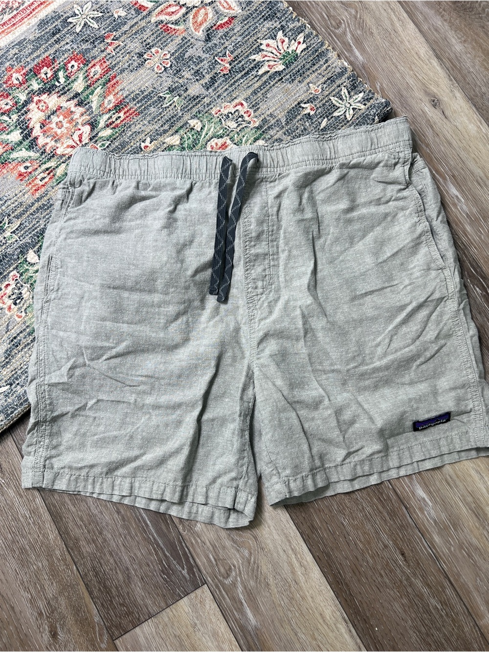 Patagonia cotton elastic waist band shorts